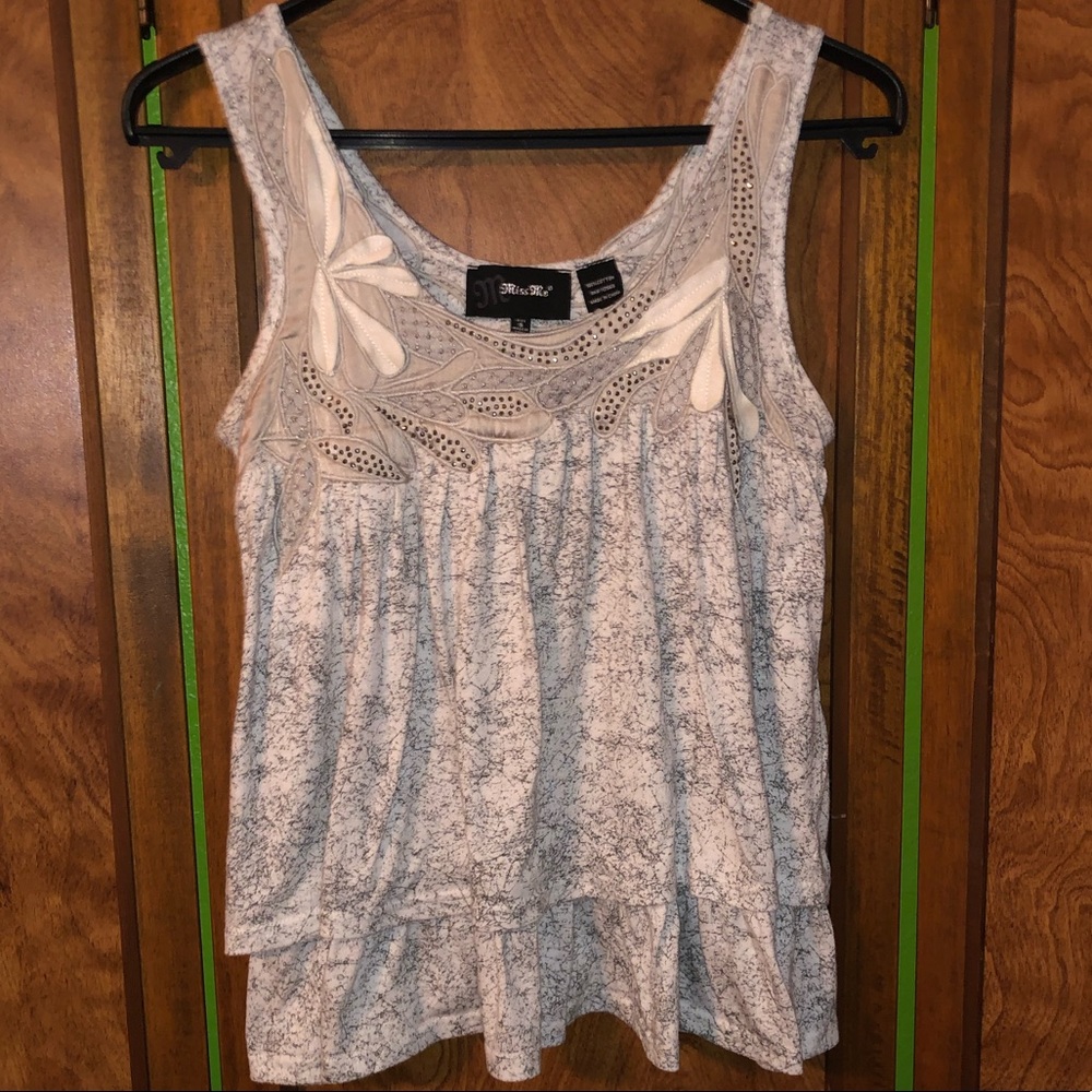 Miss Me Jeweled Tank